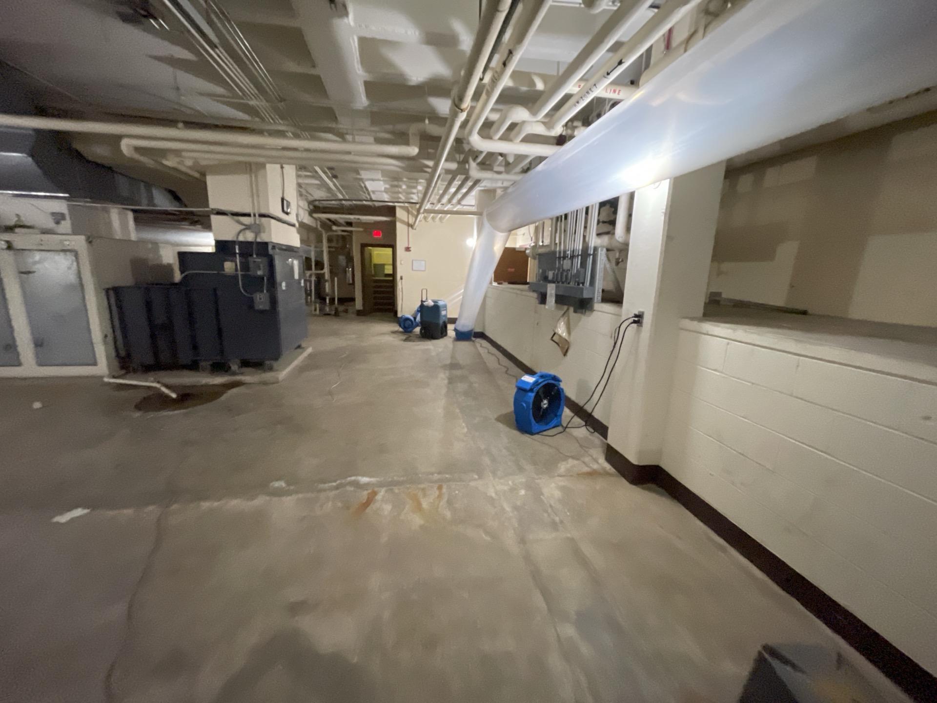 Mechanical room restored