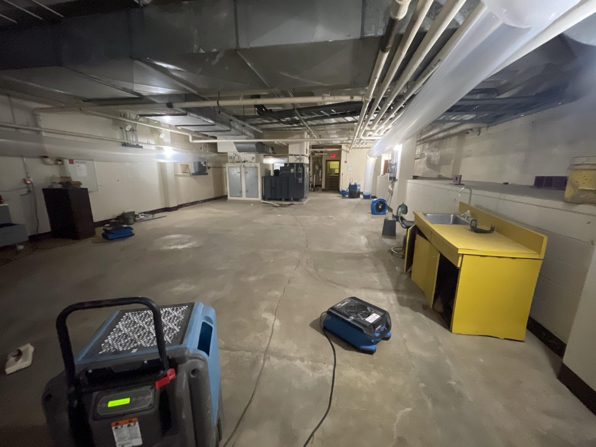 Commercial drying setup